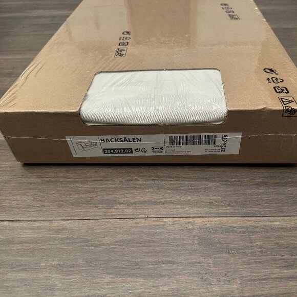 New in box ! IKEA BACKSALEN Cover For Sofa Blekinge White Cotton 204.972.02 - Picture 2 of 3